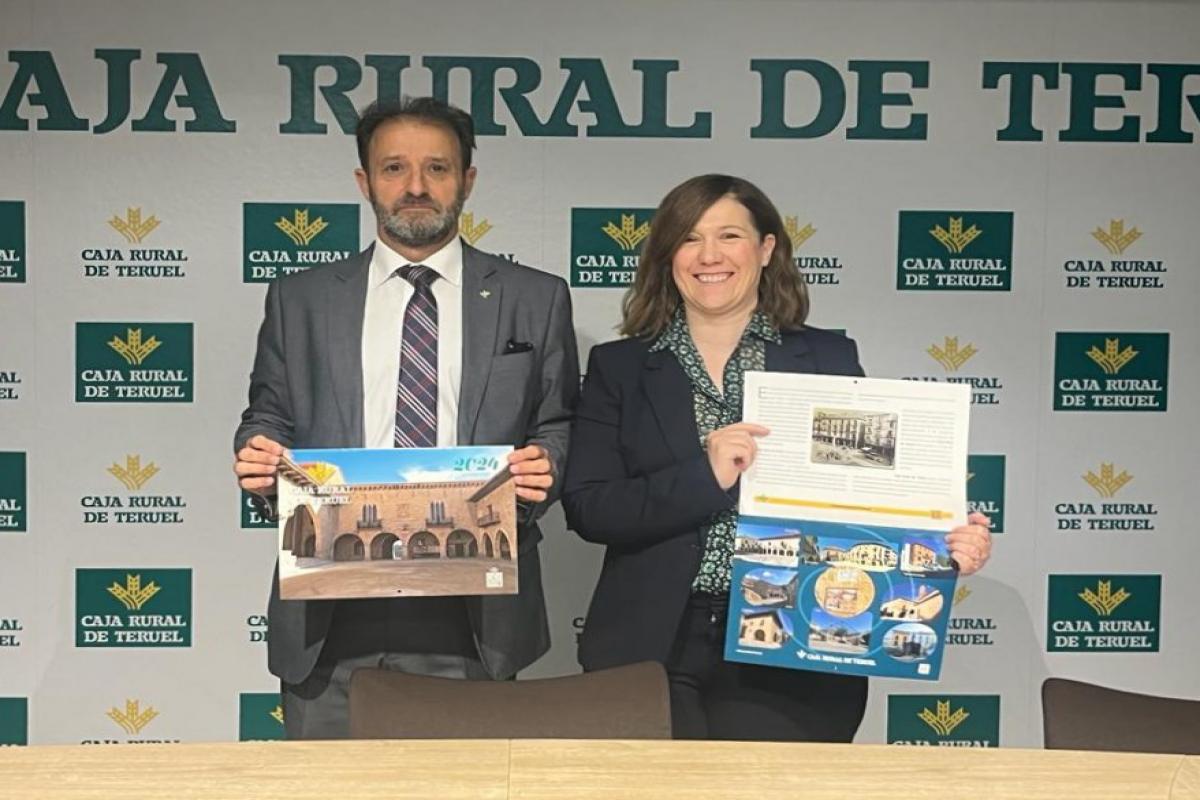 Caja Rural de Teruel dedica a las plazas turolenses su calendario del 2024