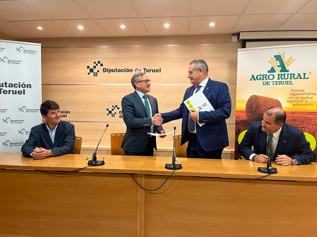 La Diputación de Teruel y Caja Rural de Teruel suscriben un nuevo convenio de apoyo a las ferias agropecuarias, agroalimentarias y medioambientales