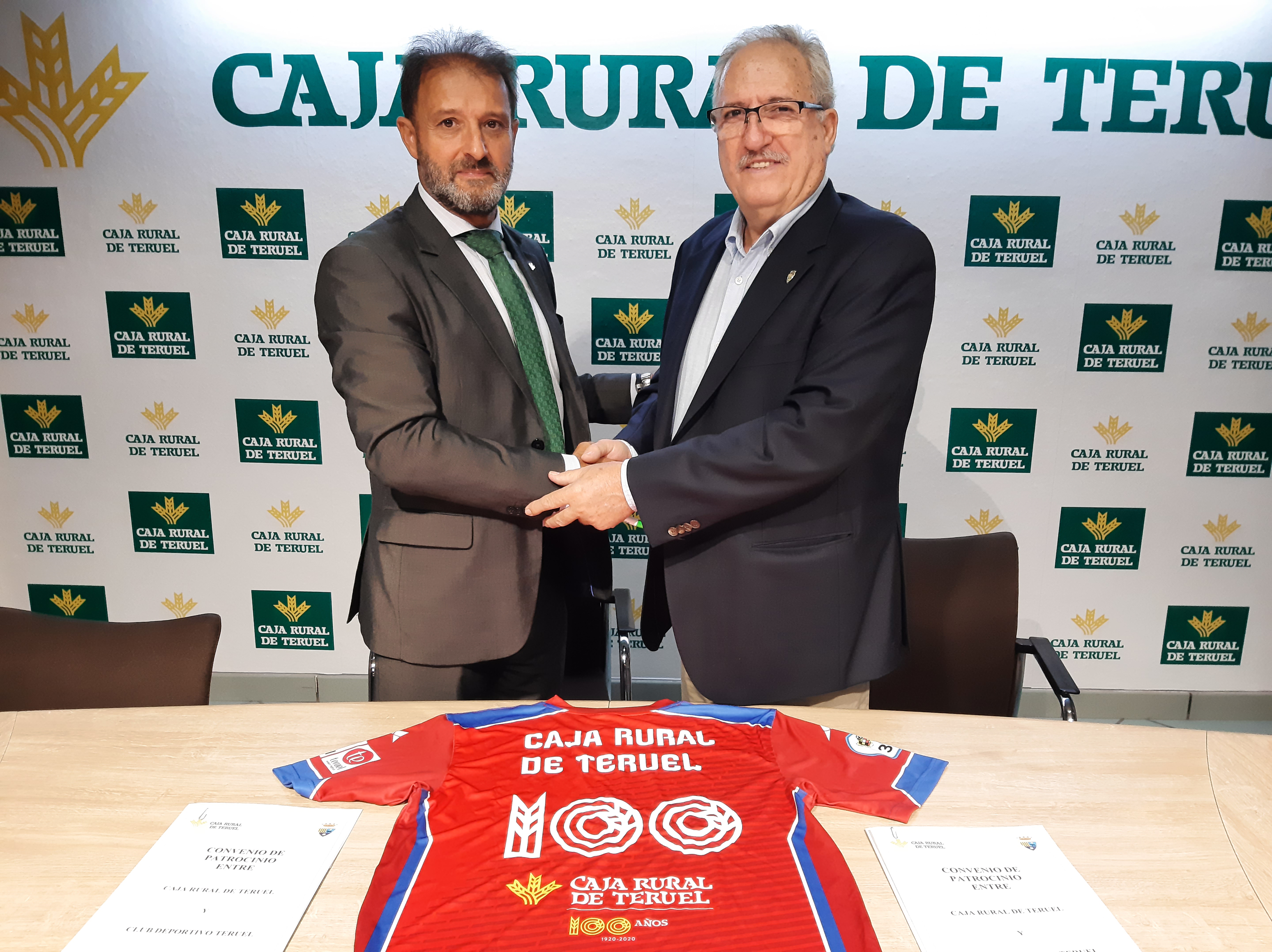Caja Rural de Teruel renueva su patrocinio con el Club Deportivo Teruel