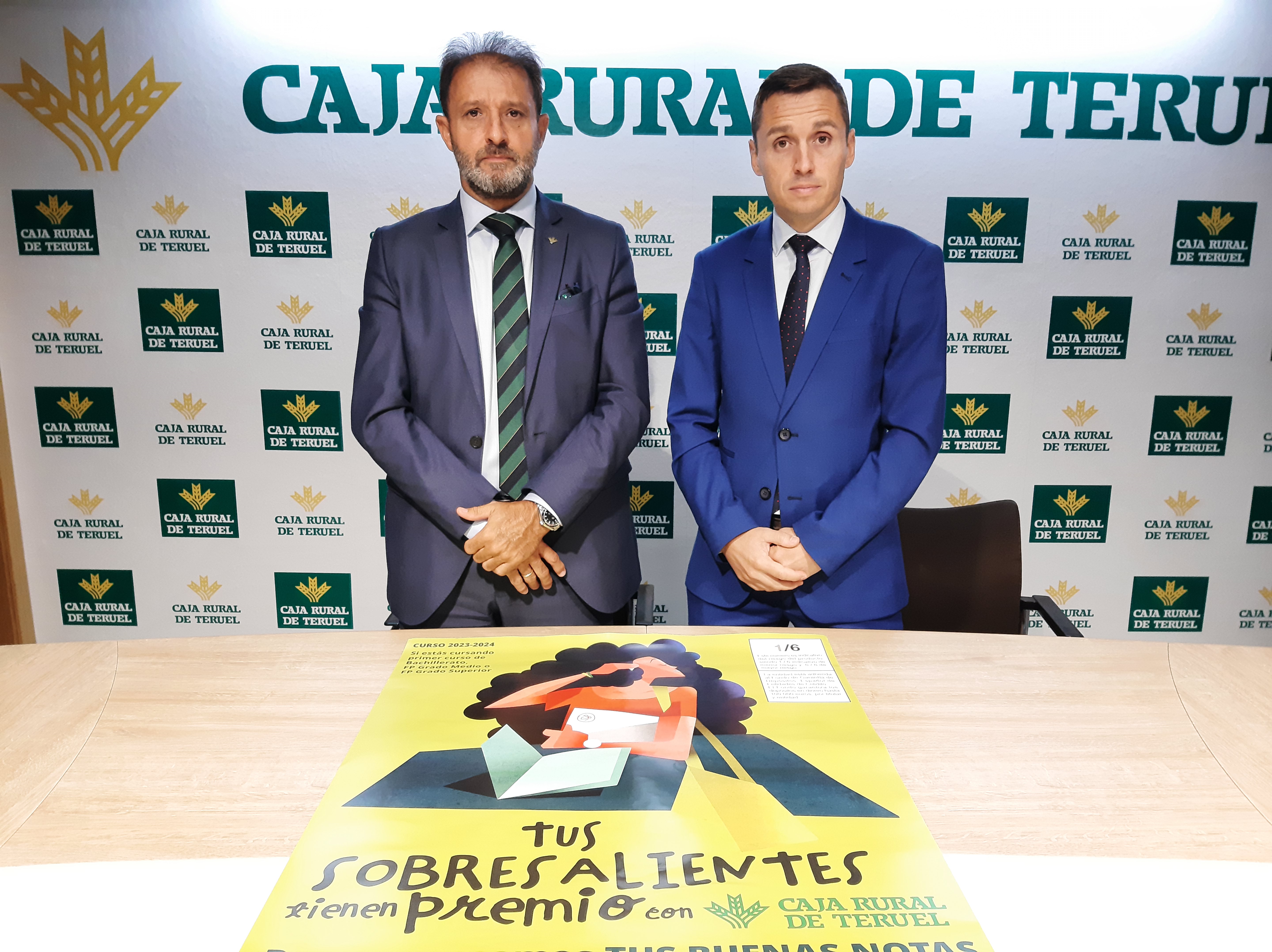 Caja Rural de Teruel recompensará con hasta 250 euros los sobresalientes obtenidos por los alumnos turolenses de primer curso de Bachillerato y Formación Profesional