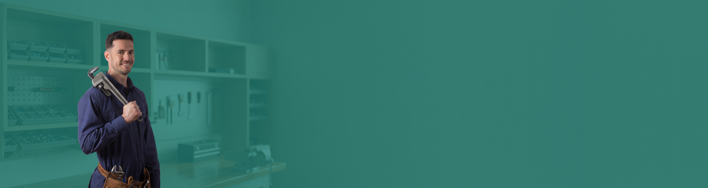 señor autónomo sobre fondo verde