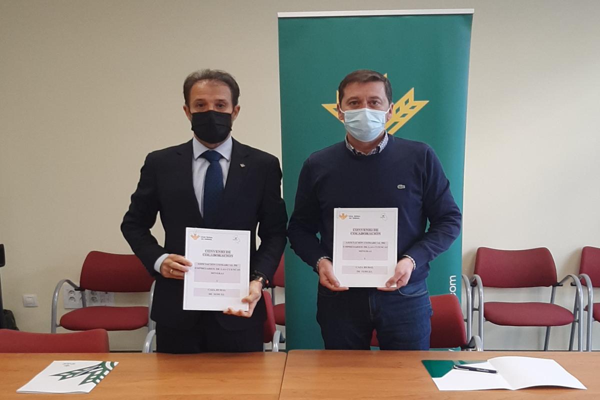 Caja Rural de Teruel y la Asociación Empresarial de Cuencas Mineras continúan con su acuerdo de colaboración
