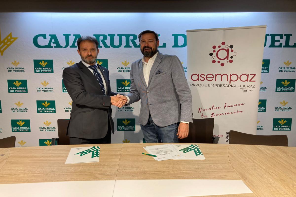 Caja Rural de Teruel y ASEMPAZ firman un convenio de colaboración