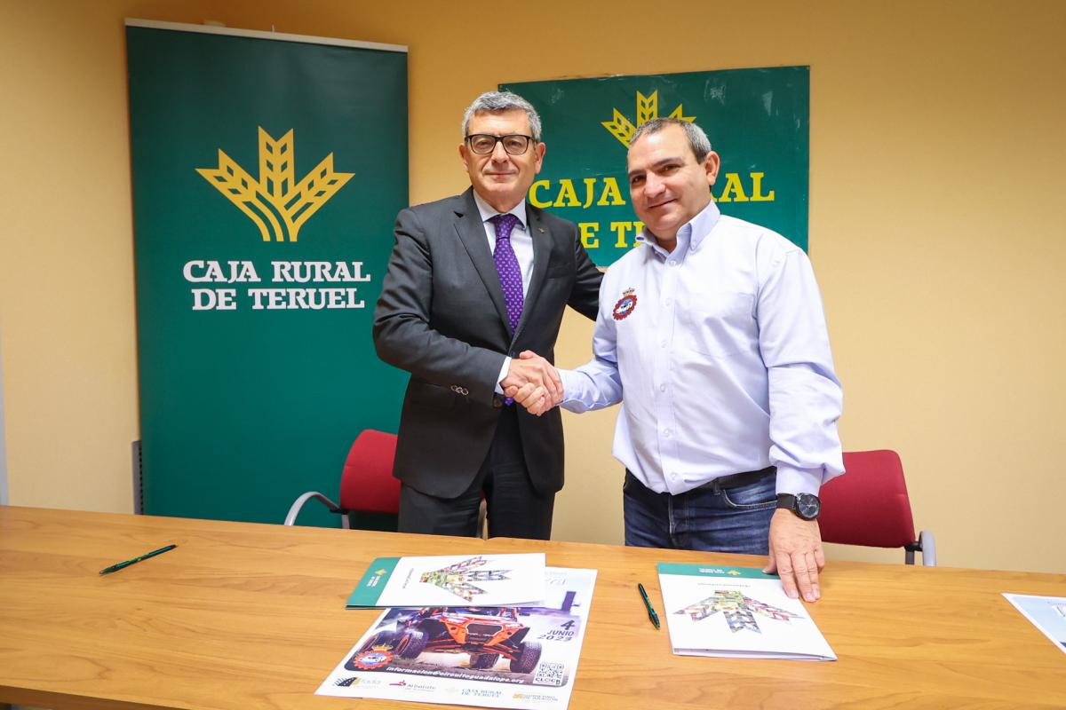 Caja Rural de Teruel y el Real Automóvil Club Circuito Guadalope firman un nuevo convenio de colaboración
