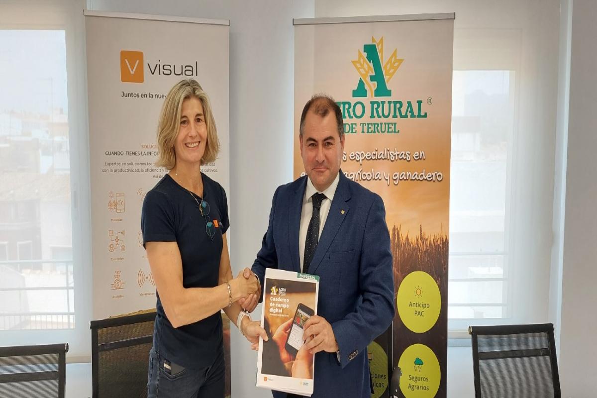 Caja Rural de Teruel cierra una alianza estratégica con VisualNAcert para ofrecer la mejor solución tecnológica en relación al cuaderno de campo digital 