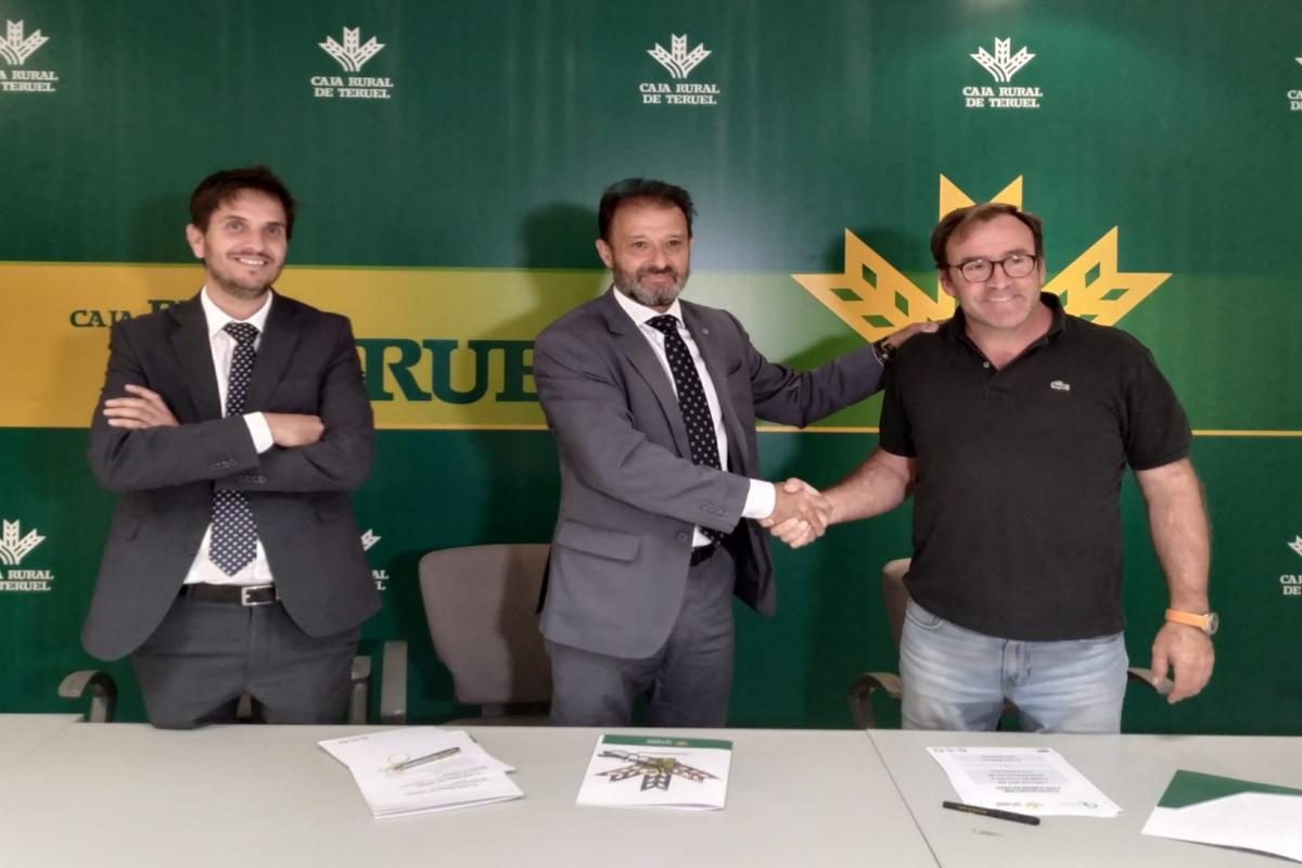 Caja Rural de Teruel renueva el convenio de colaboración con la Asociación de Comercio e Industria de Calamocha