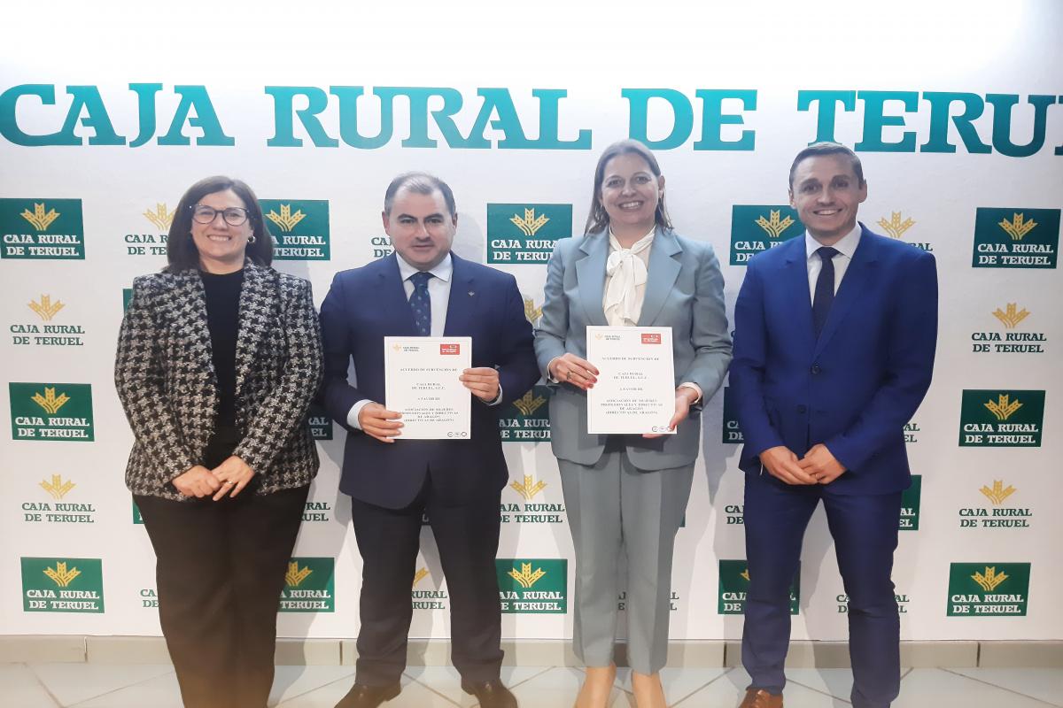 Caja Rural de Teruel renueva su colaboración con Directivas de Aragón