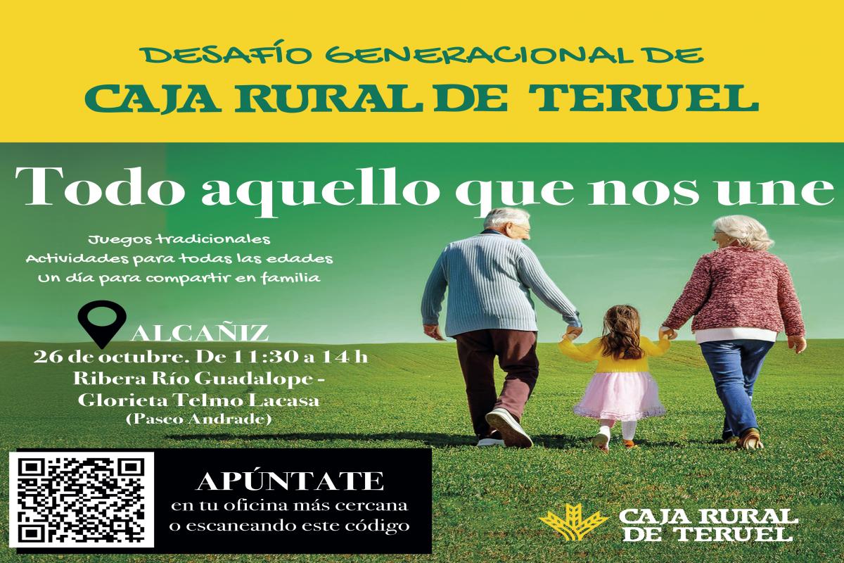 El Desafío Generacional de Caja Rural de Teruel llega a Alcañiz el 26 de octubre