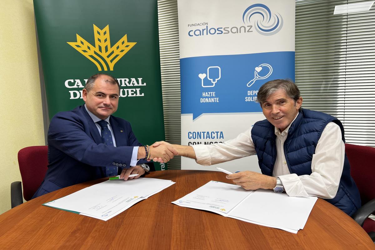 Caja Rural de Teruel firma un convenio de colaboración con la Fundación Carlos Sanz para impulsar iniciativas sociales y de salud
