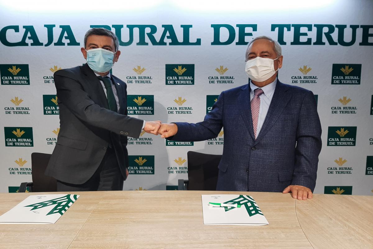 Caja Rural de Teruel y al Colegio Oficial de Médicos de Teruel renuevan su convenio de colaboración
