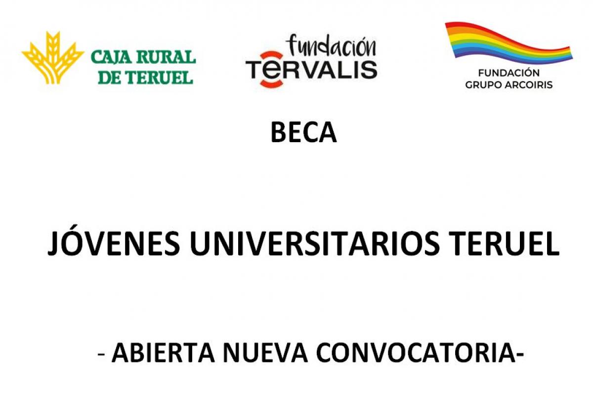 Abierta nueva convocatoria de la Beca Jóvenes Universitarios Teruel