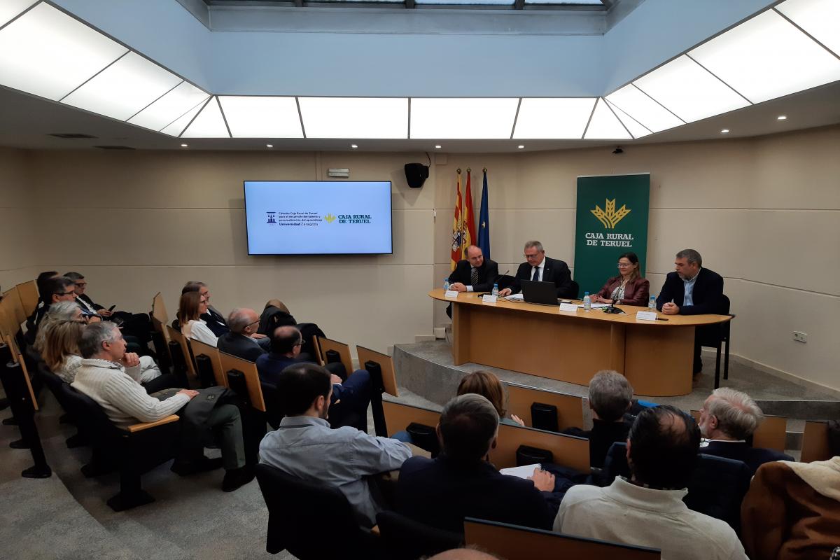 La Universidad de Zaragoza y Caja Rural de Teruel presentan una nueva Cátedra dirigida al desarrollo del talento y personalización del aprendizaje que se va a llevar a cabo en la provincia de Teruel