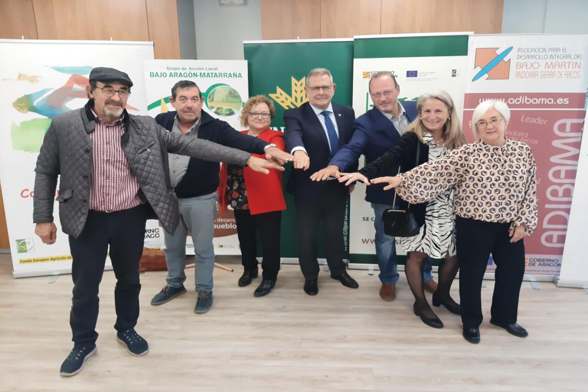 Caja Rural de Teruel muestra su compromiso con los Grupos LEADER de la provincia