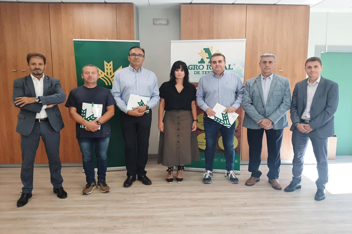 Caja Rural de Teruel renueva su compromiso con los sindicados agrarios ASAJA, UAGA y UPA