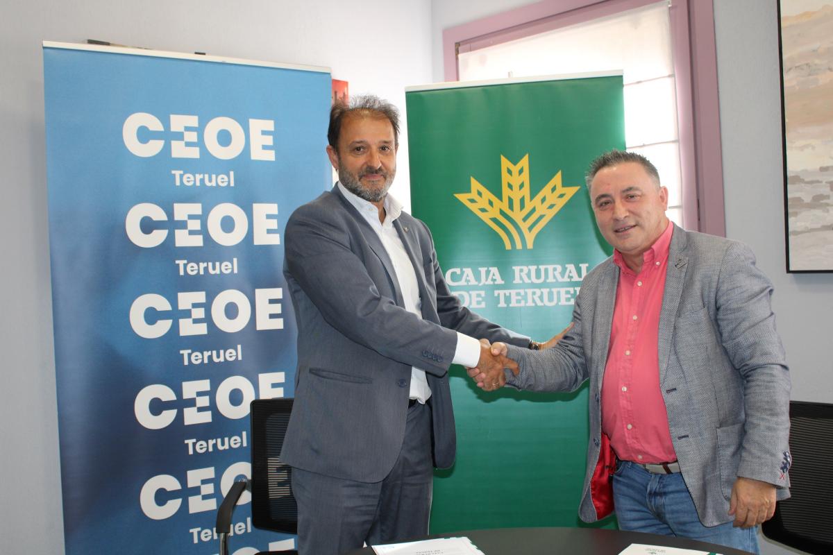 Caja Rural de Teruel y CEOE Teruel renuevan su convenio de colaboración en apoyo de las empresas de la provincia