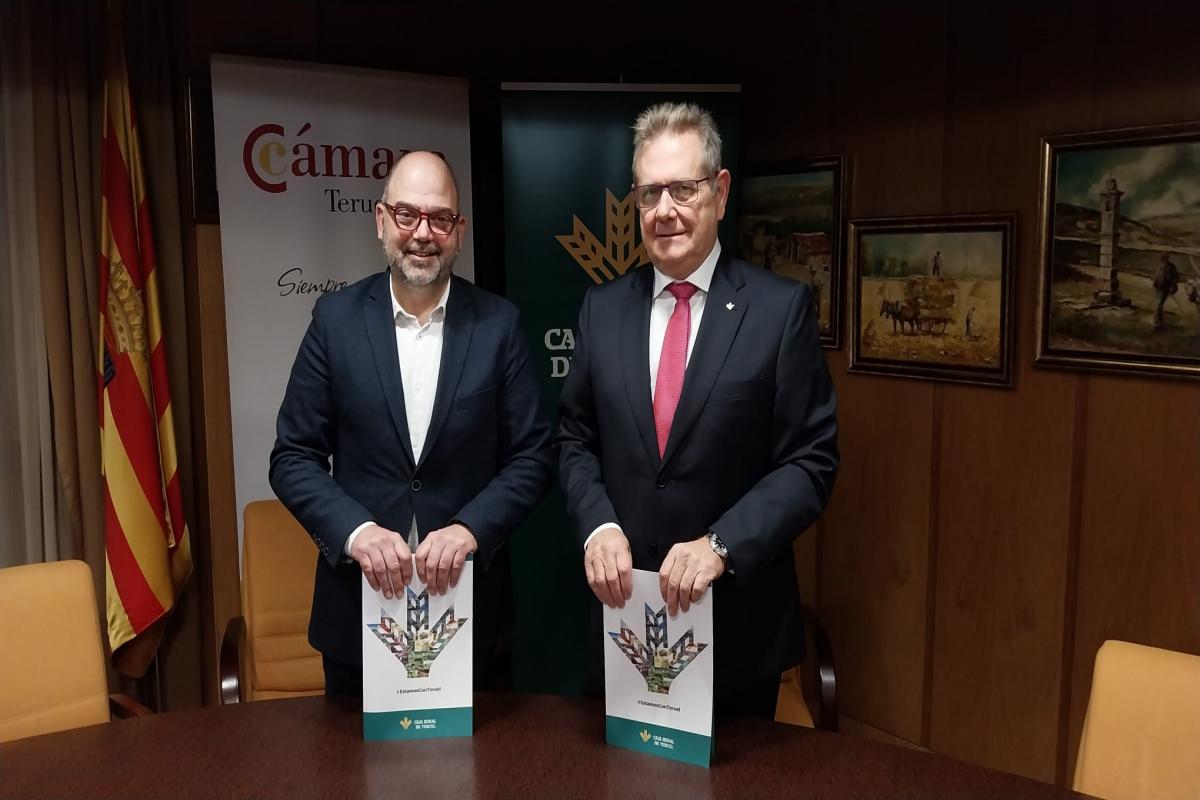 Caja Rural de Teruel y Cámara de Comercio renuevan su apoyo a las empresas