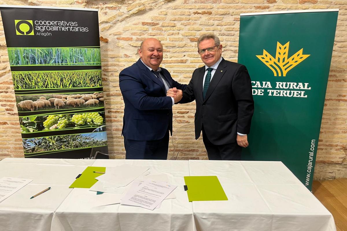 Caja Rural de Teruel mantiene su compromiso con las Cooperativas Agroalimentarias de Aragón
