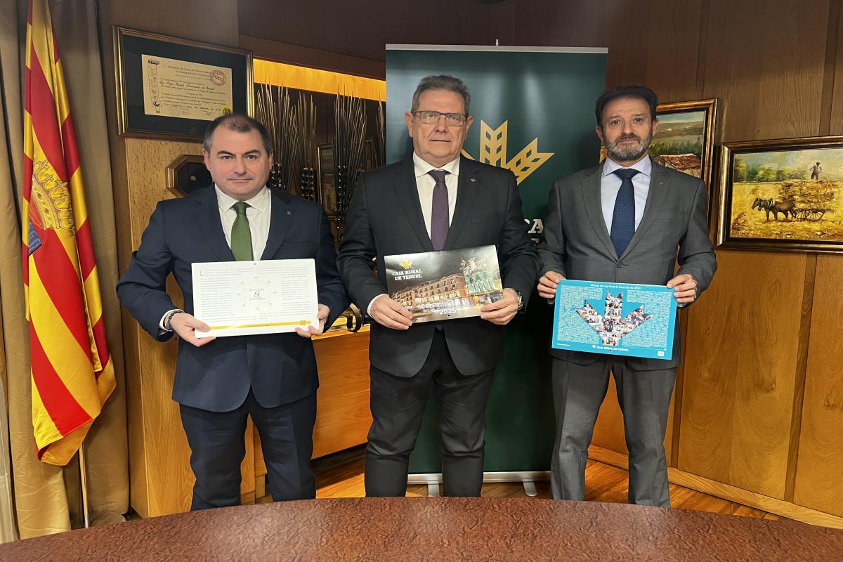 La contribución de las cooperativas al desarrollo social y económico, protagonista del nuevo calendario de Caja Rural de Teruel