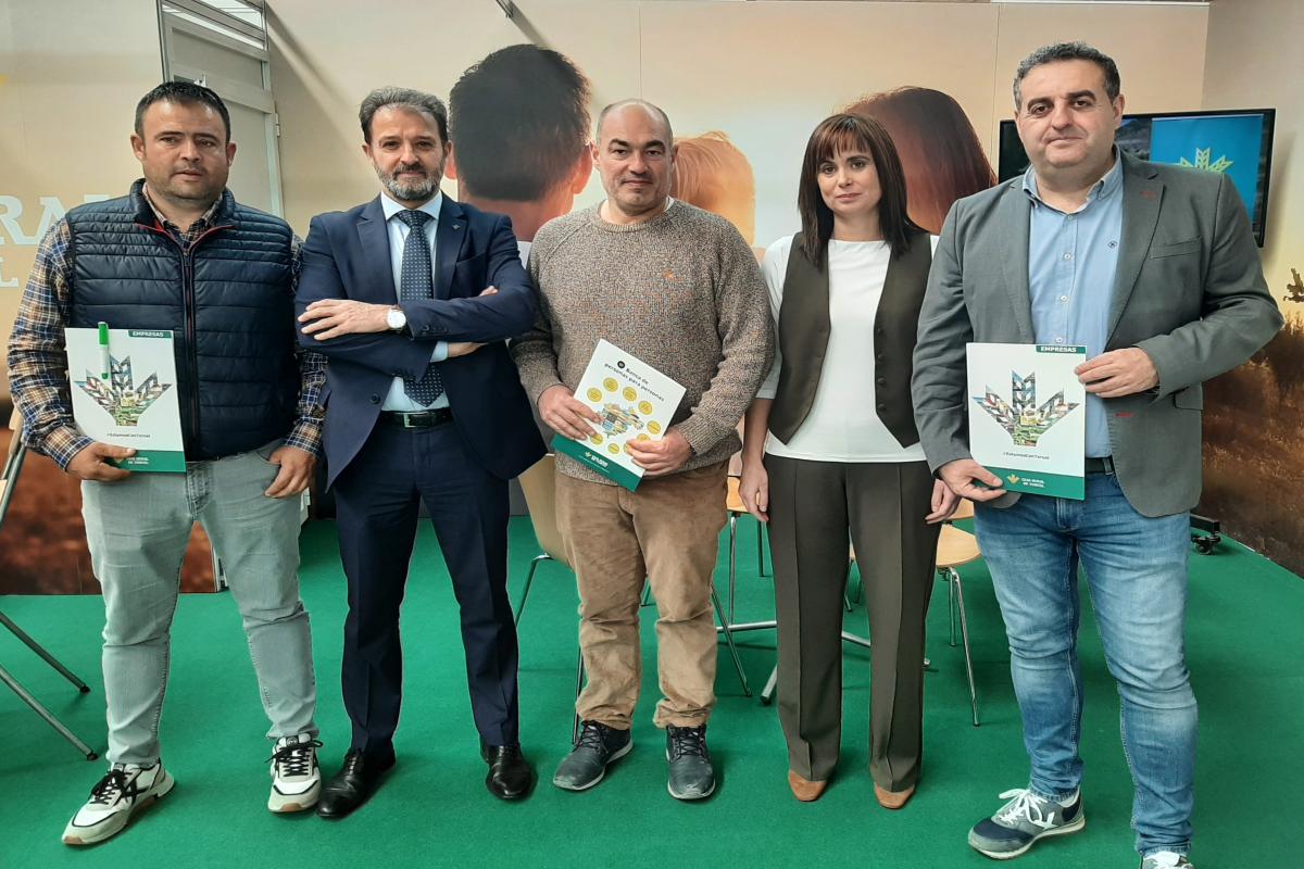 Caja Rural de Teruel colabora con los sindicados agrarios ASAJA, UAGA y UPA