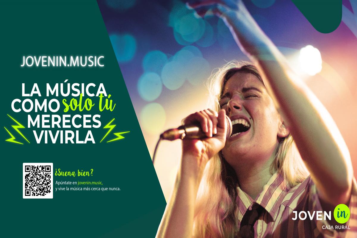 Caja Rural De Teruel lanza “Jovenin.music”, la plataforma que acerca a los jóvenes al lado más personal de la música