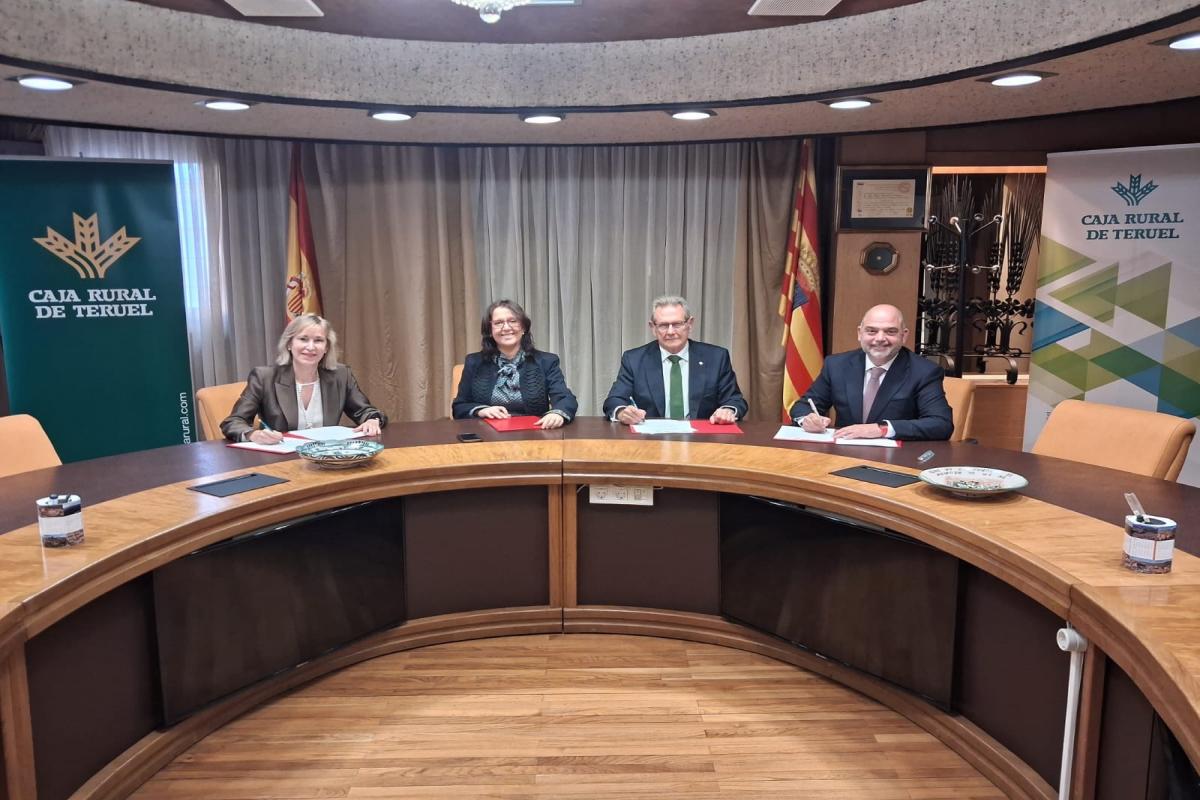 SODIAR, SUMA Teruel, Caja Rural de Teruel y la Cámara de Comercio de Teruel